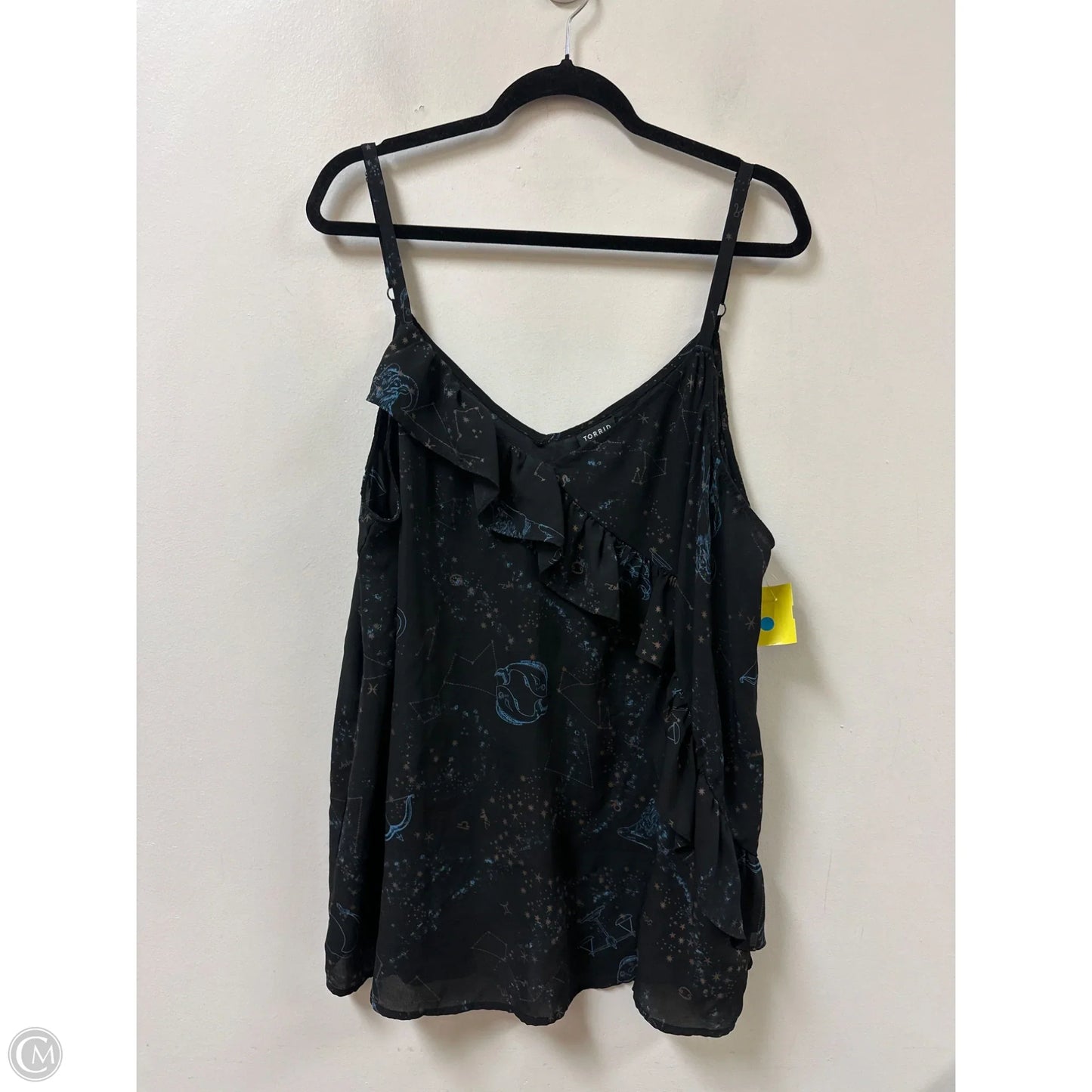 Top Sleeveless By Torrid In Black, Size: 4x