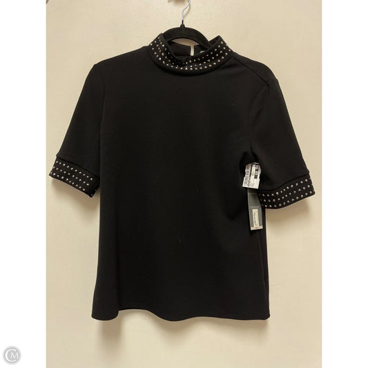 Top Short Sleeve By Worthington In Black, Size: S