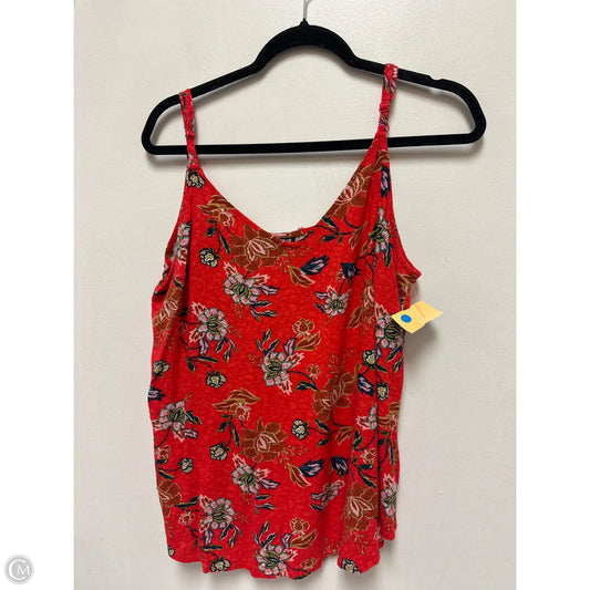 Top Sleeveless By Torrid In Red, Size: 1x
