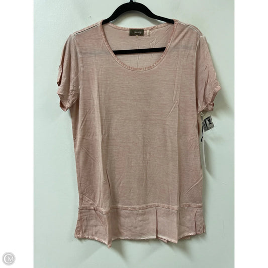 Top Short Sleeve By Crosby In Pink, Size: L