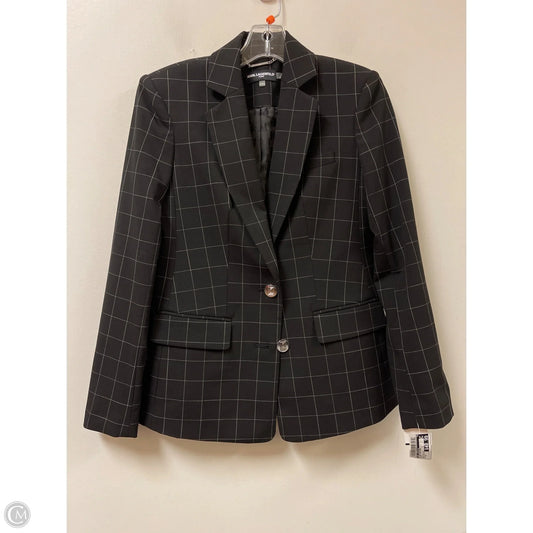 Blazer Designer By Karl Lagerfeld In Black, Size: Xs