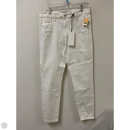 Jeans Skinny By Micas In White Denim, Size: 12