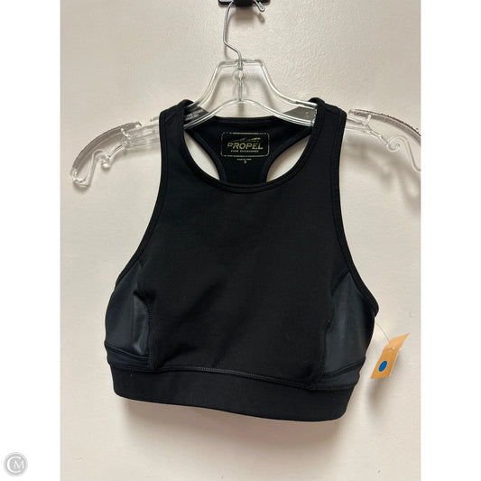 Athletic Bra By Clothes Mentor In Black, Size: S