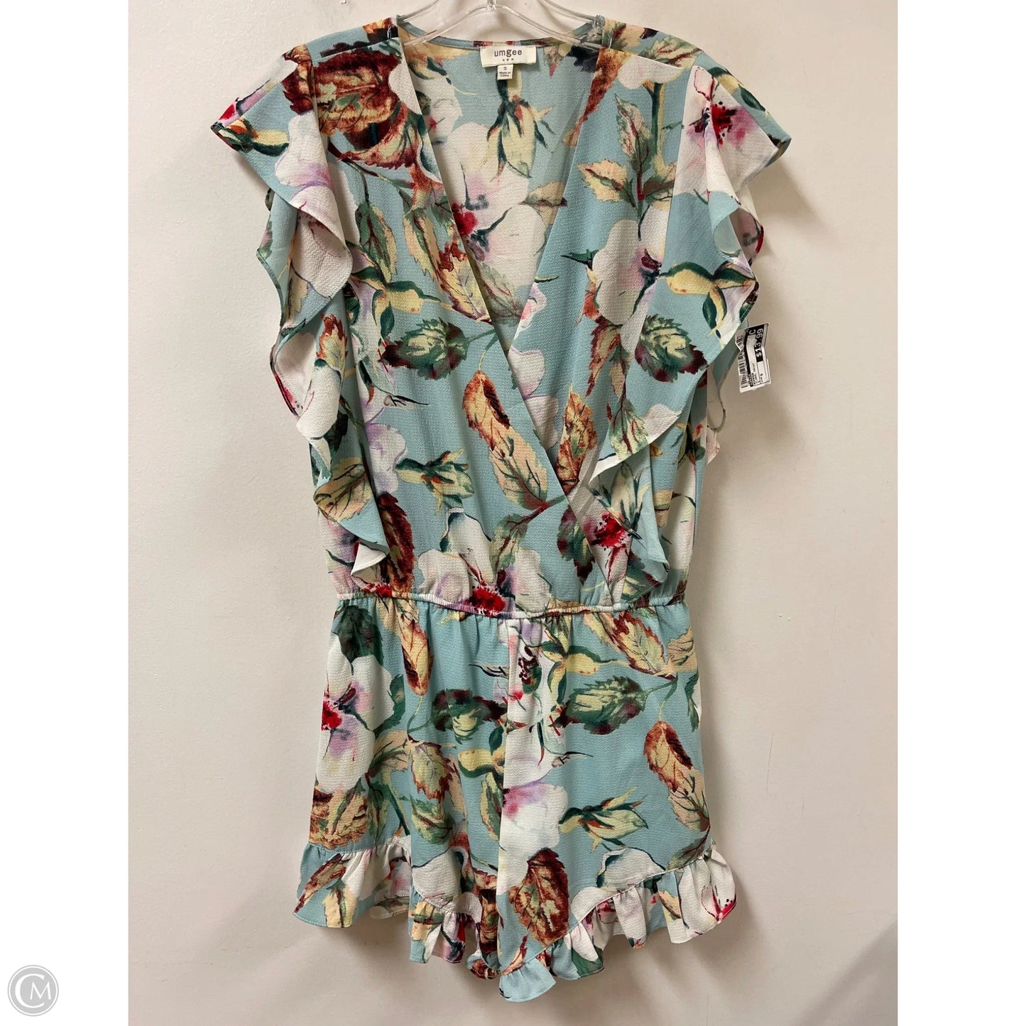 Romper By Umgee In Floral Print, Size: S