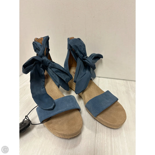 Sandals Designer By Ugg In Blue, Size: 8