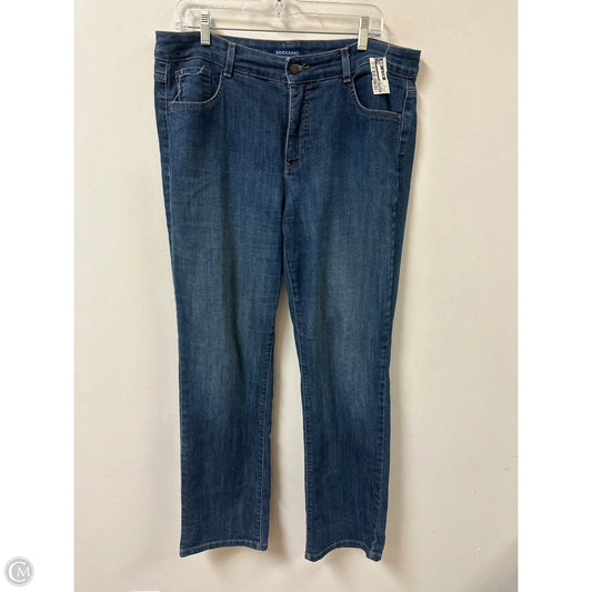 Jeans Skinny By Bandolino In Blue Denim, Size: 12