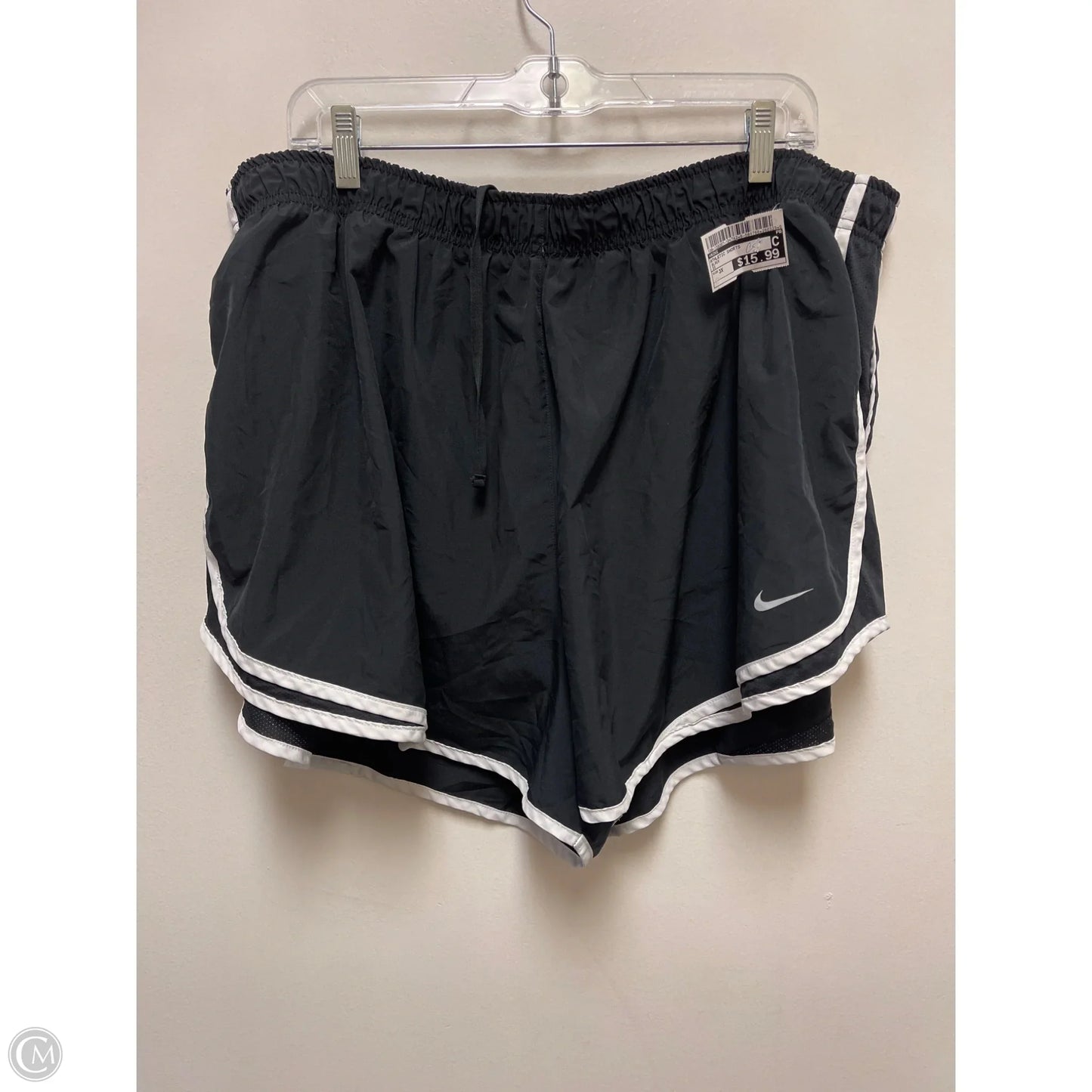 Athletic Shorts By Nike In Black, Size: 3x