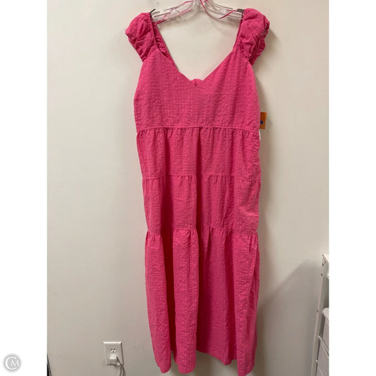 Dress Casual Maxi By Old Navy In Pink, Size: Xl
