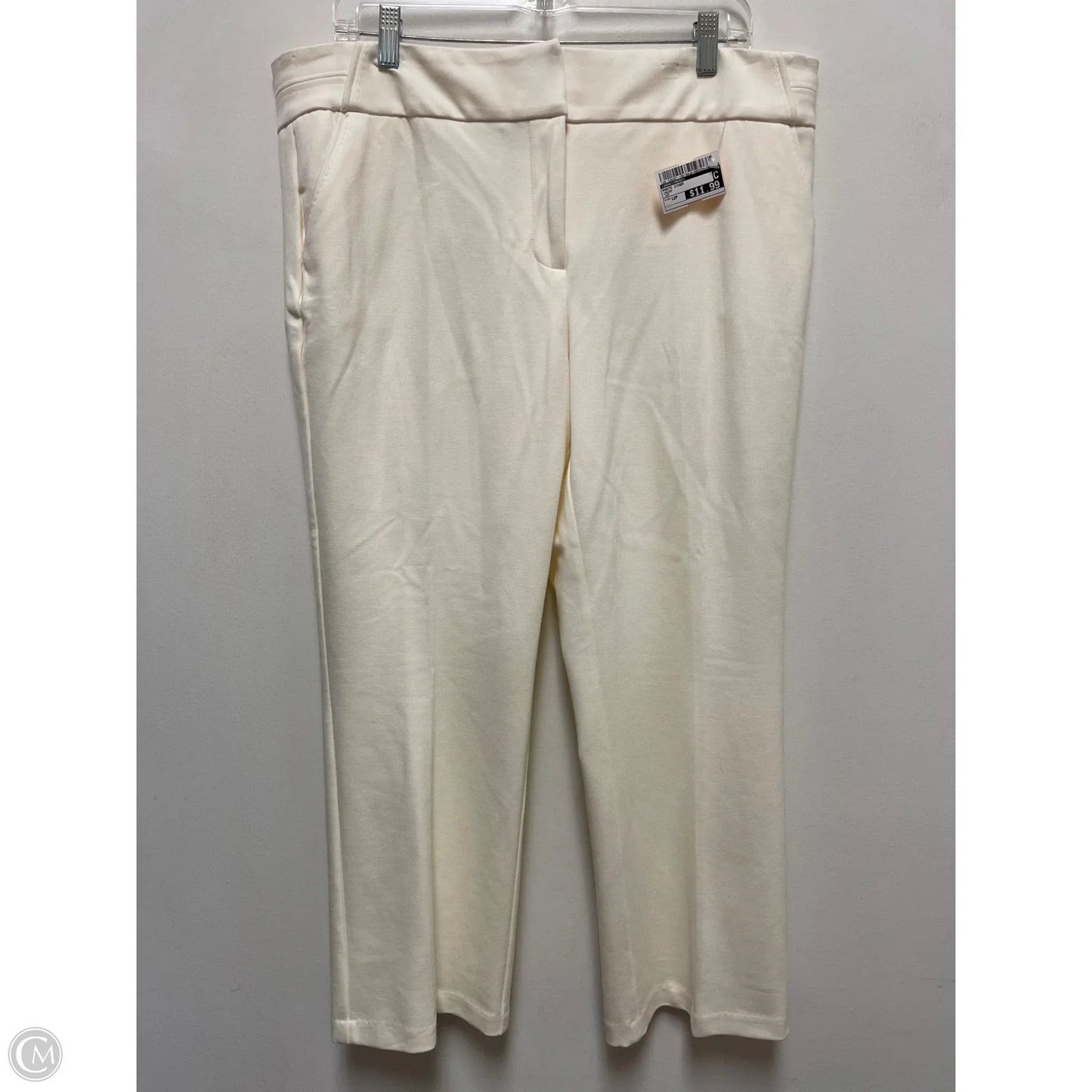 Pants Other By Investments In Cream, Size: 12p