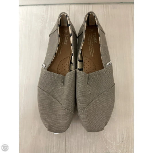 Shoes Flats By Toms In Grey, Size: 7