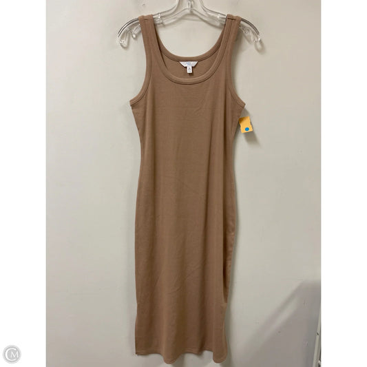 Dress Casual Maxi By Time And Tru In Brown, Size: Xs