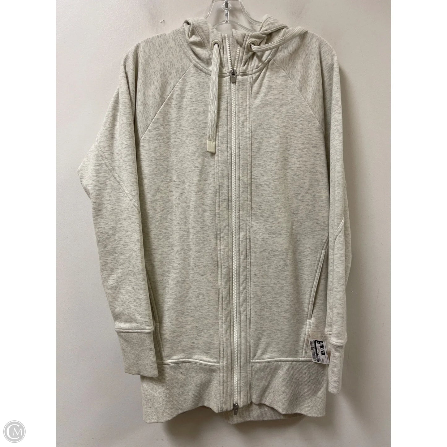 Athletic Jacket By Athleta In Grey, Size: S