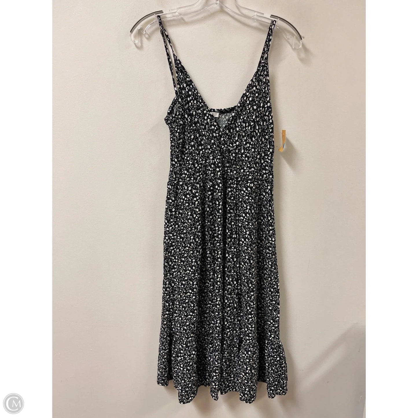 Dress Casual Midi By Auw In Black & White, Size: L