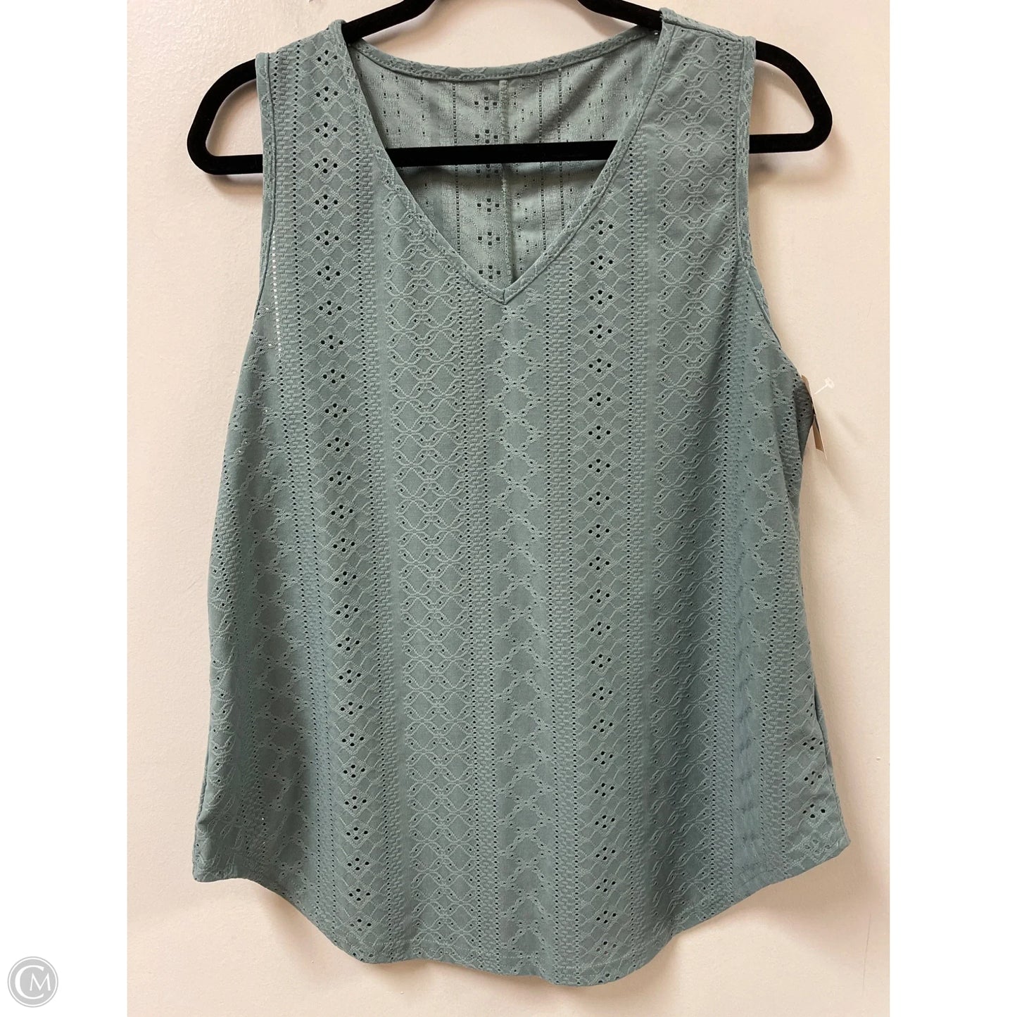 Top Sleeveless By Clothes Mentor In Green, Size: Xl