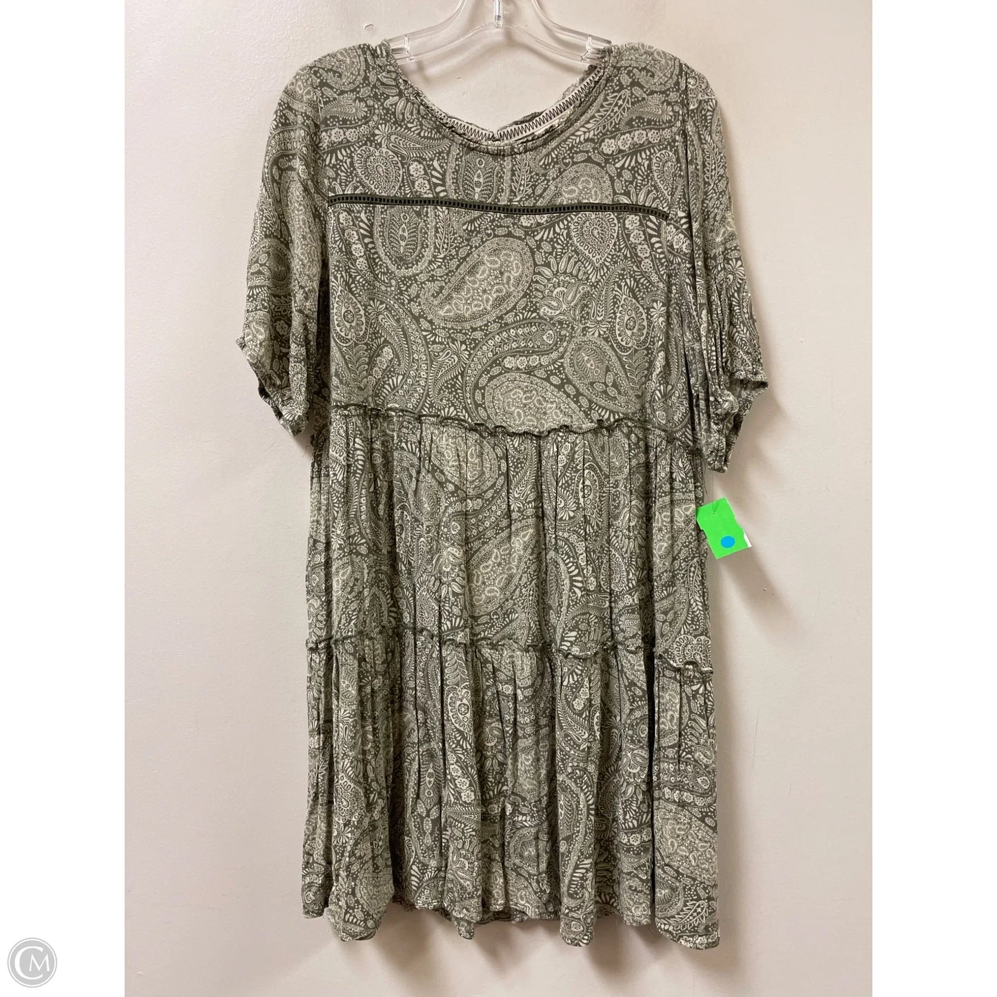 Tunic Short Sleeve By Knox Rose In Green, Size: M