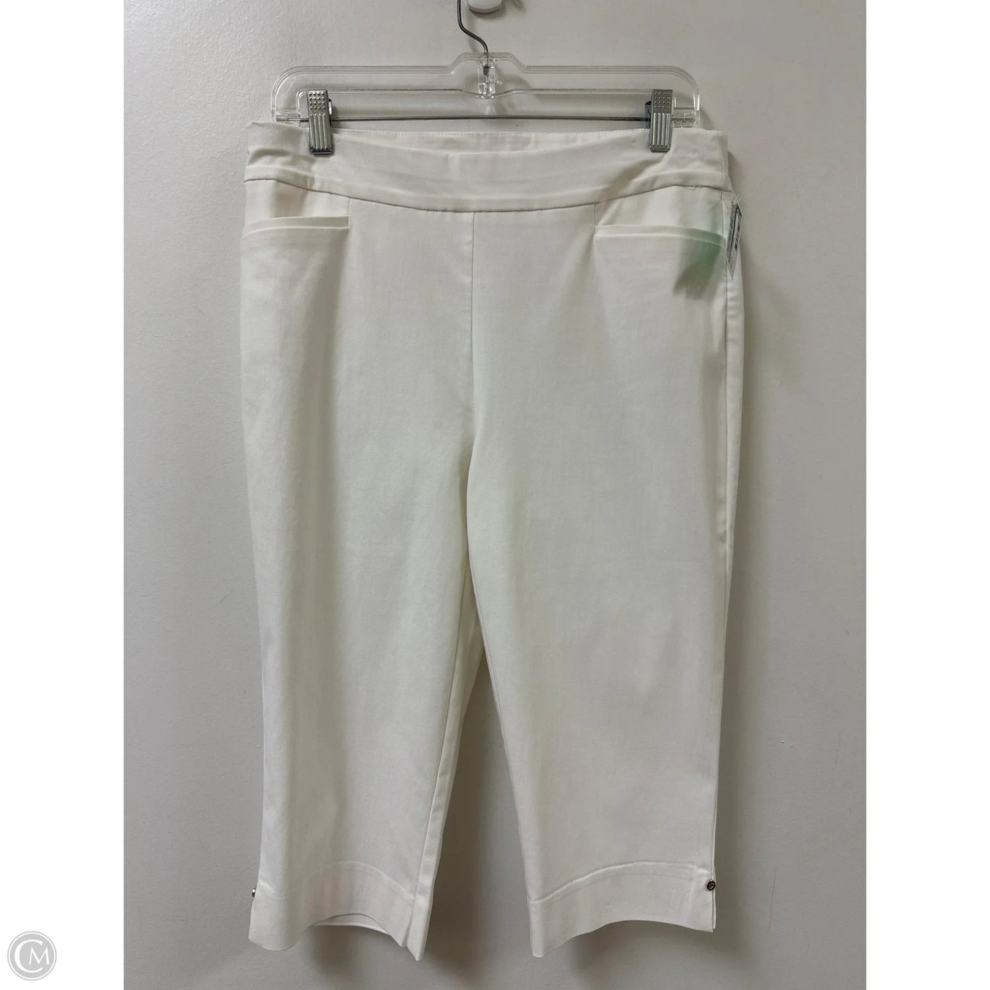 Pants Cropped By Chicos In White, Size: 8