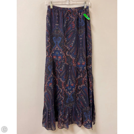 Skirt Maxi By Joie In Blue & Red, Size: 2