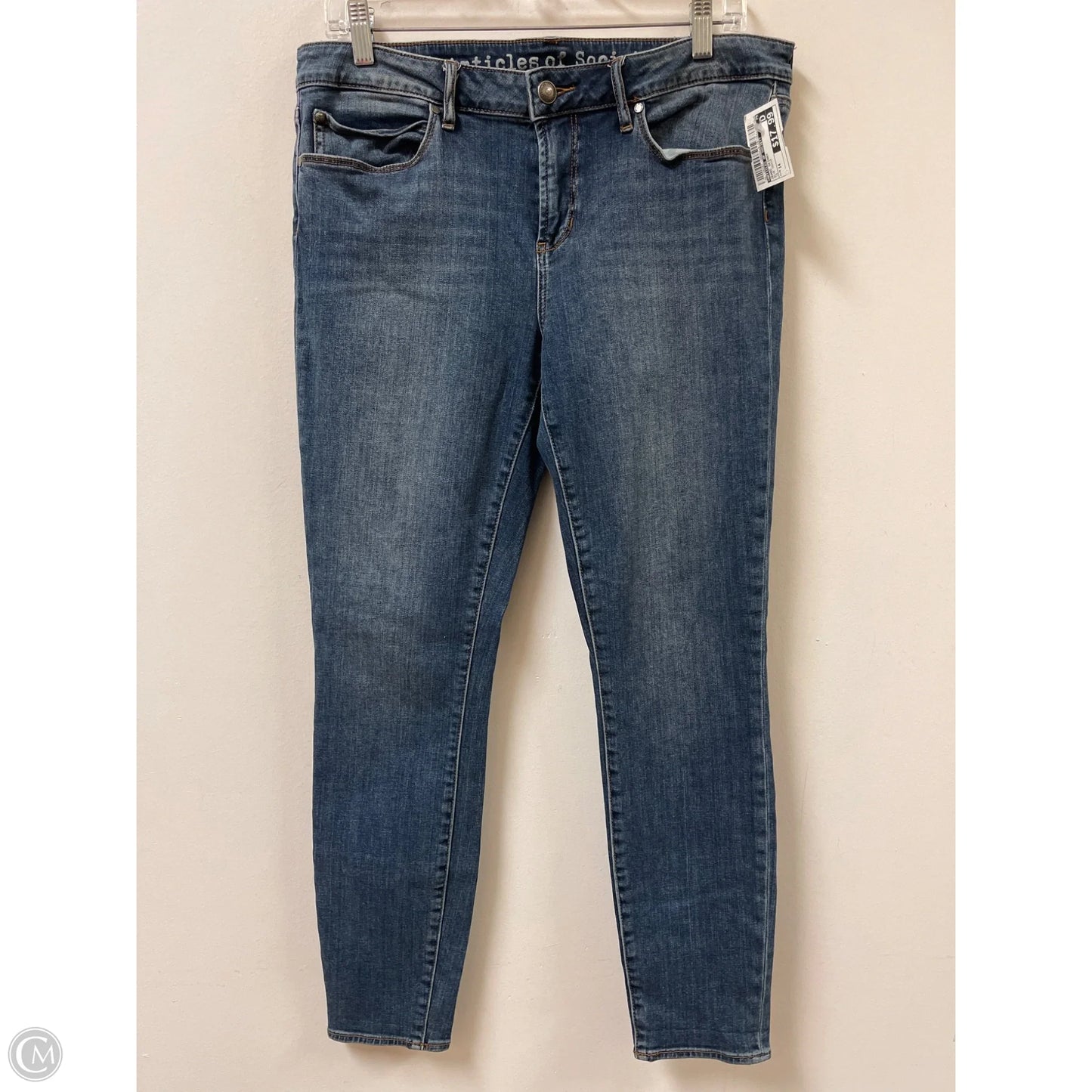 Jeans Skinny By Articles Of Society In Blue Denim, Size: 14