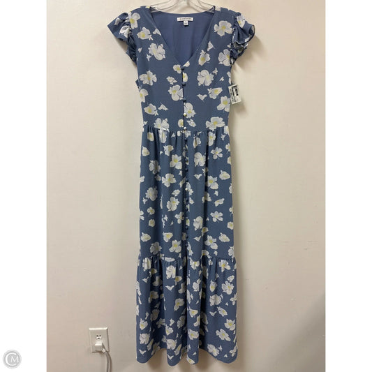 Dress Casual Maxi By 41 Hawthorn In Blue & White, Size: S