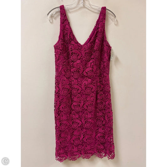 Dress Casual Midi By Lauren By Ralph Lauren In Pink, Size: L