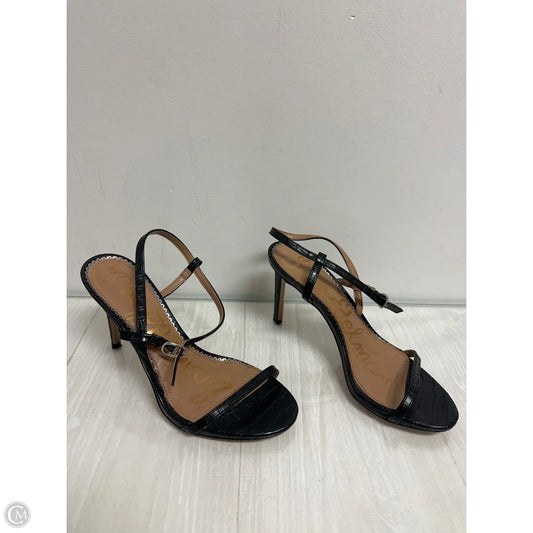 Sandals Heels Stiletto By Sam Edelman In Black, Size: 7