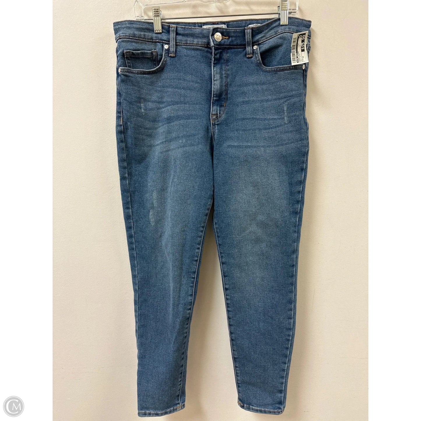 Jeans Skinny By Nine West In Blue Denim, Size: 12