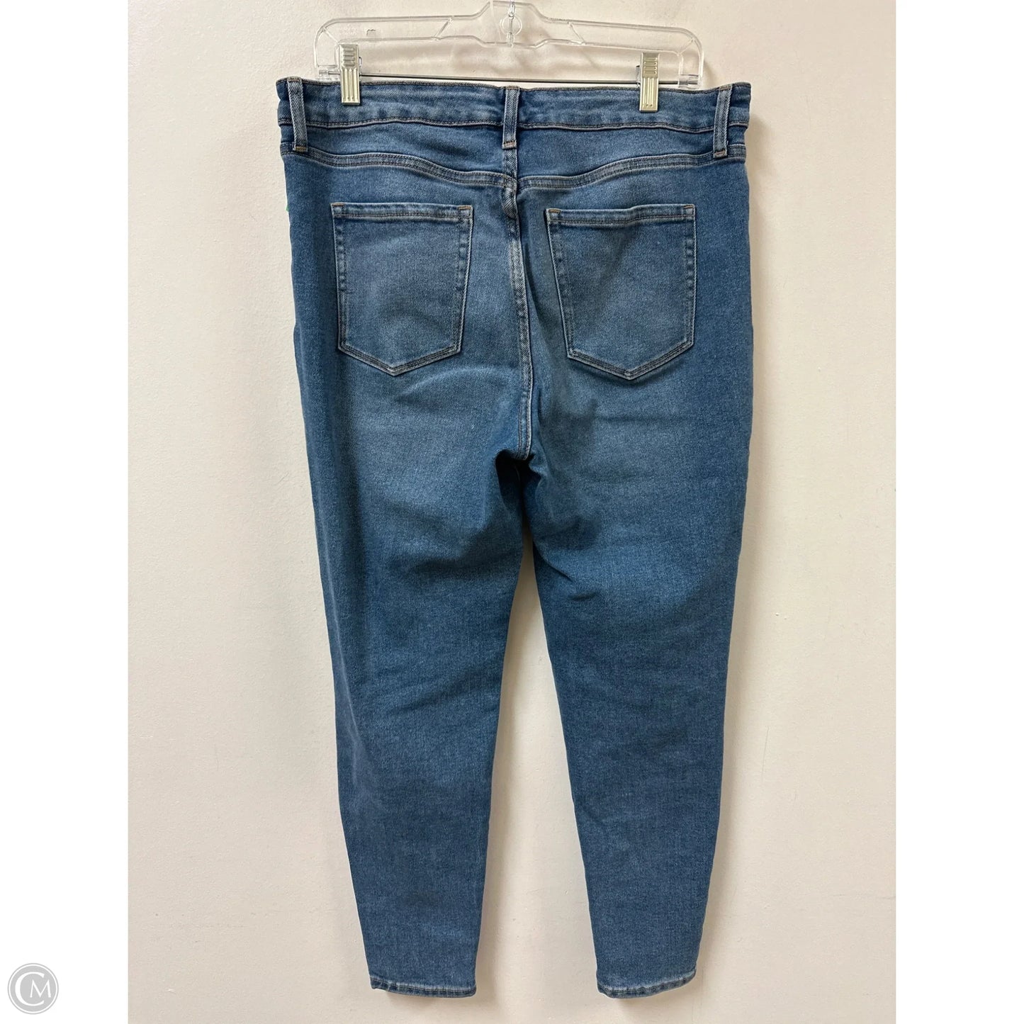 Jeans Skinny By Nine West In Blue Denim, Size: 12