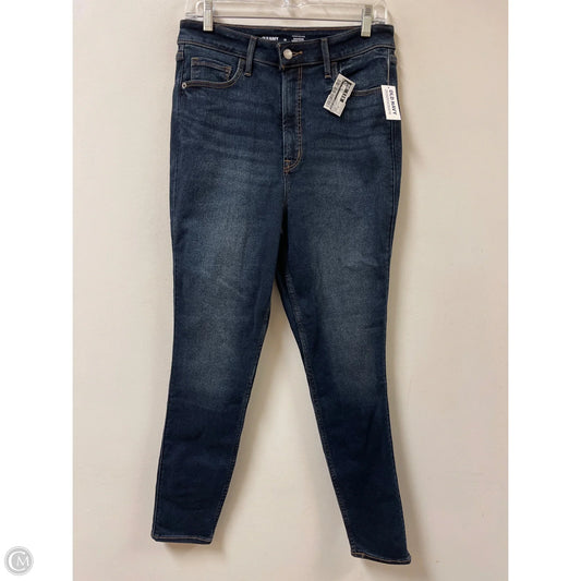 Jeans Skinny By Old Navy In Blue Denim, Size: 12