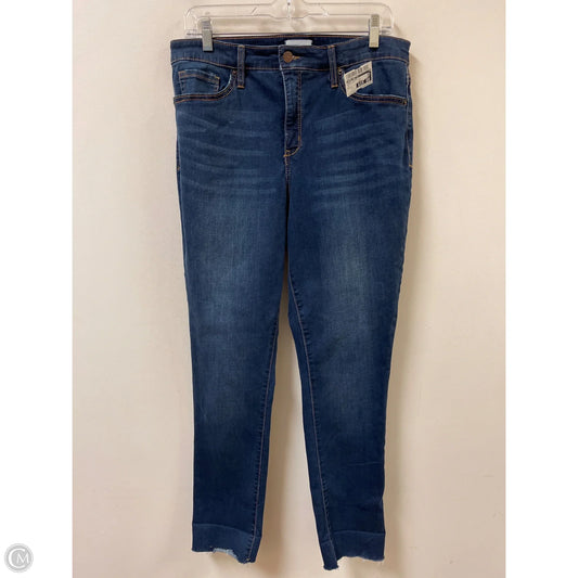 Jeans Skinny By Crown And Ivy In Blue Denim, Size: 12