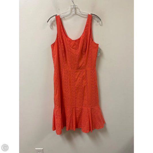 Dress Casual Short By White House Black Market In Coral, Size: L