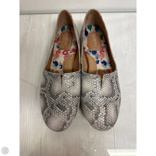 Shoes Flats By Born In Snakeskin Print, Size: 9.5