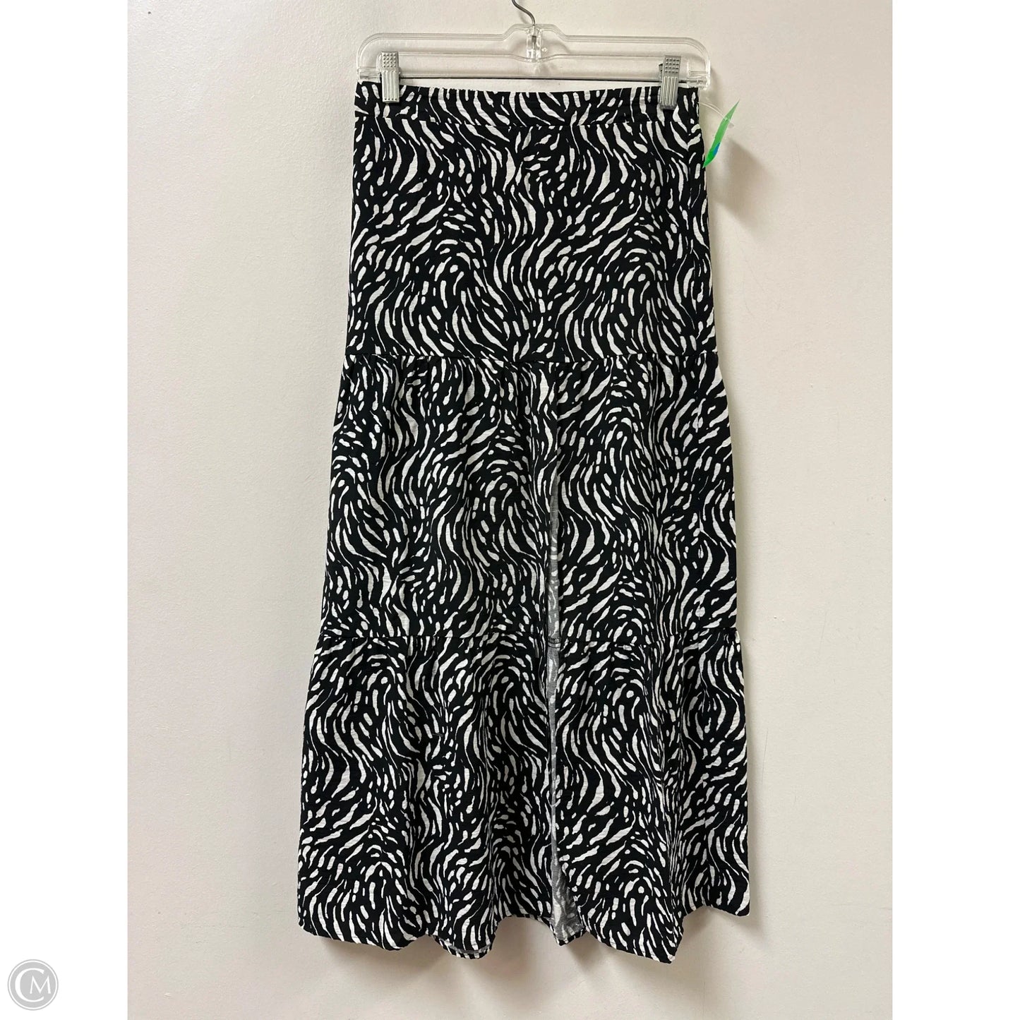 Skirt Maxi By Nine West In Black & White, Size: 2