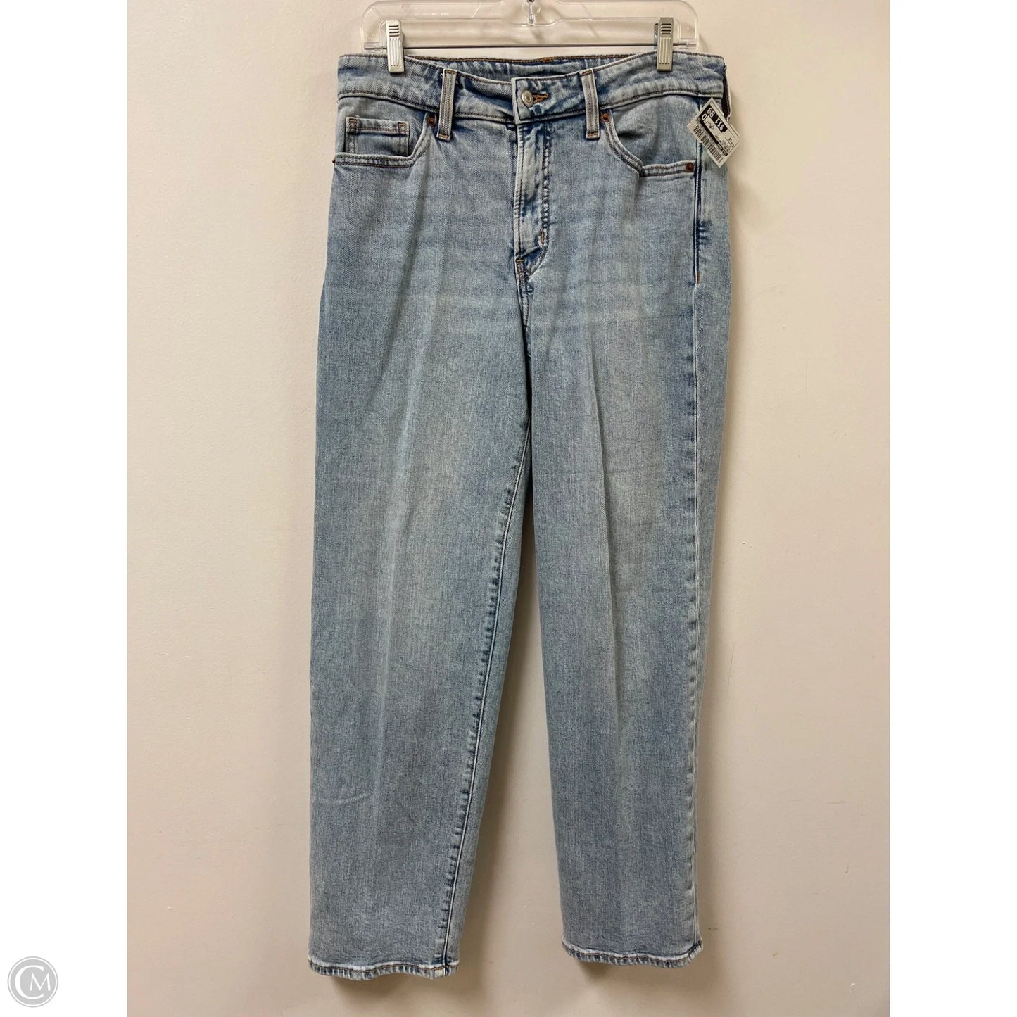 Jeans Straight By Old Navy In Blue Denim, Size: 10
