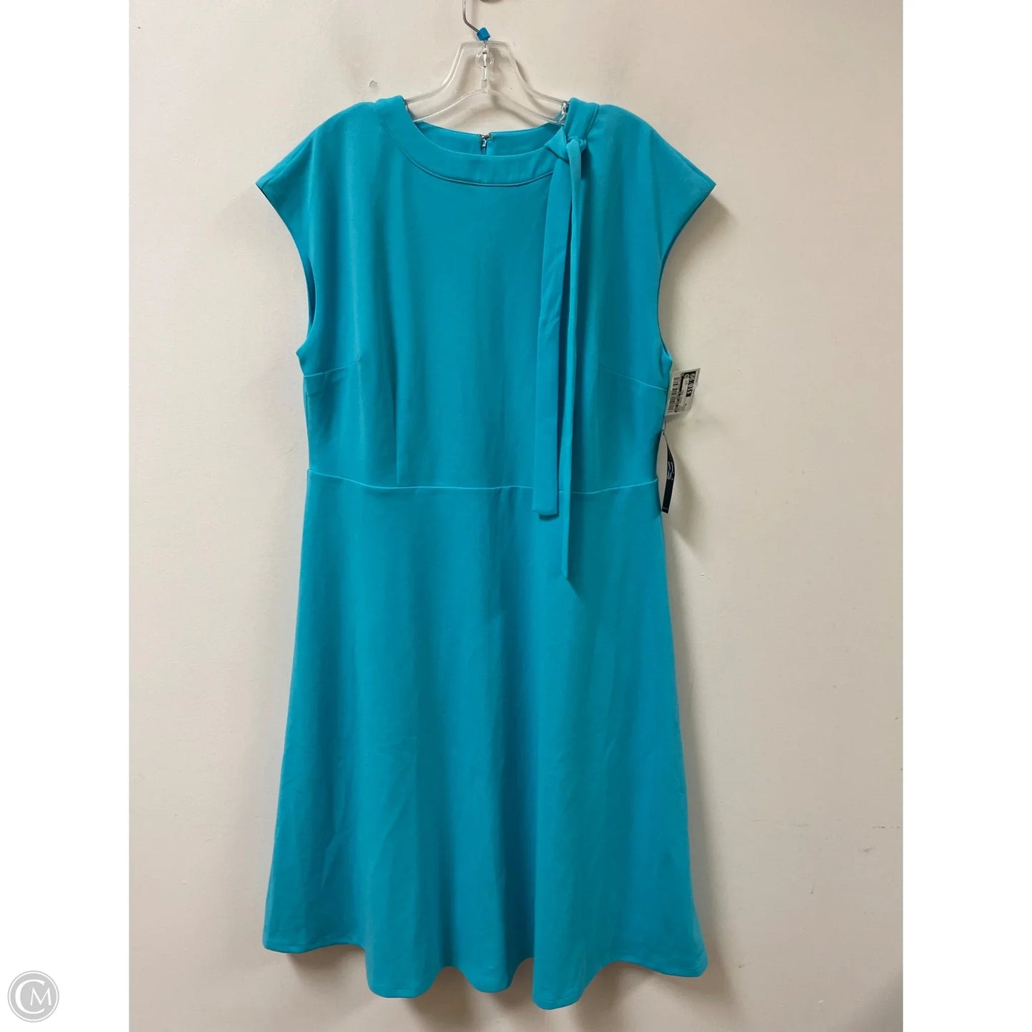 Dress Casual Midi By New York And Co In Blue, Size: Xl