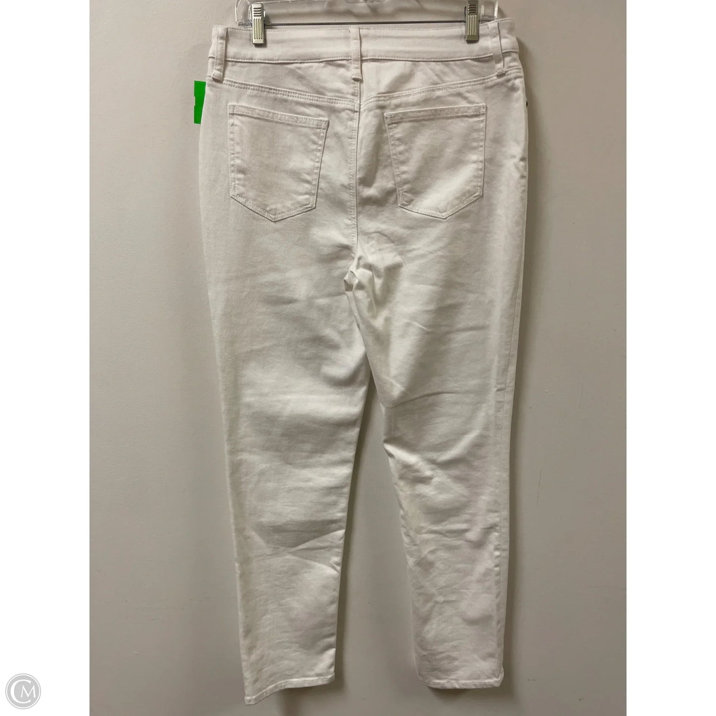 Jeans Boyfriend By Chicos In White Denim, Size: 8