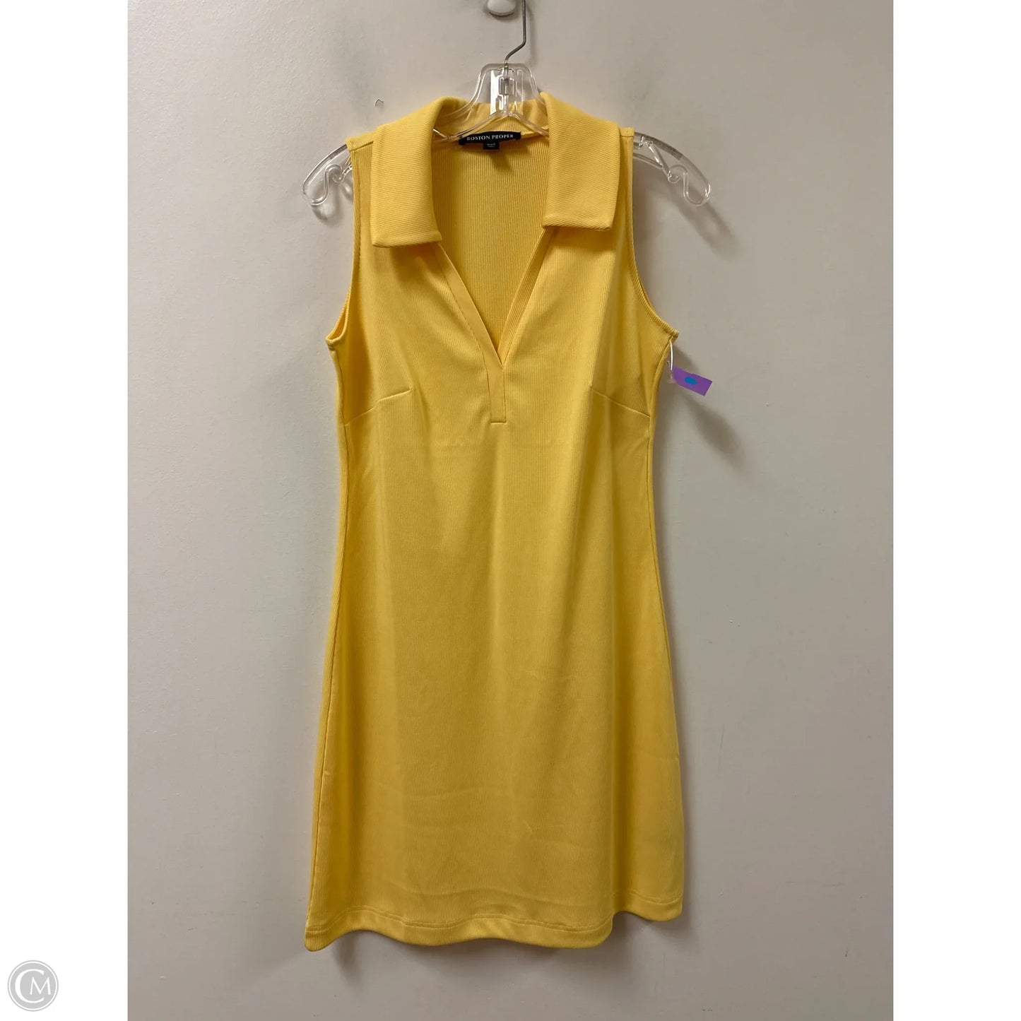 Dress Casual Short By Boston Proper In Yellow, Size: S