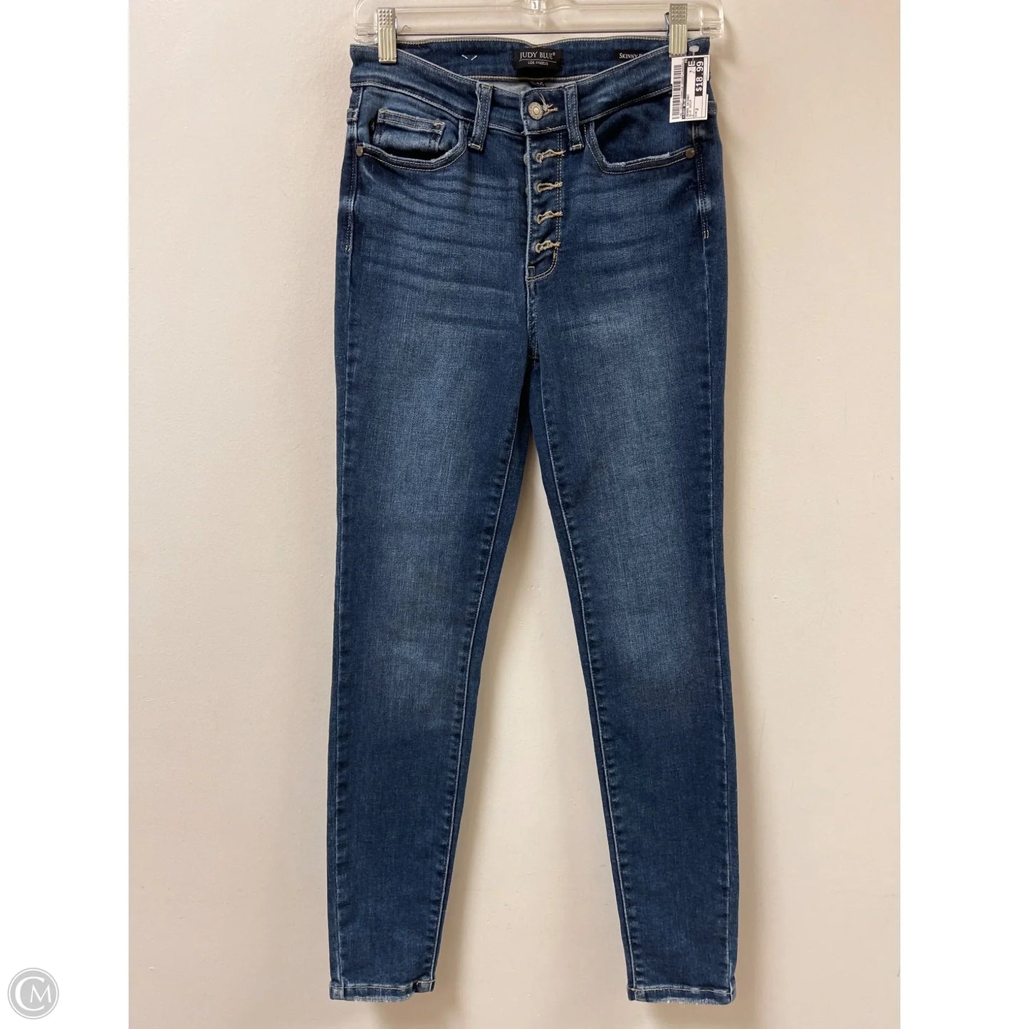 Jeans Skinny By Judy Blue In Blue Denim, Size: 2