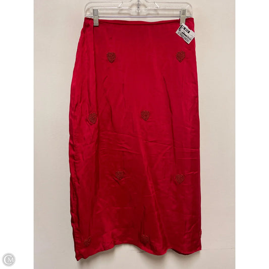 Skirt Maxi By A New Day In Red, Size: 4