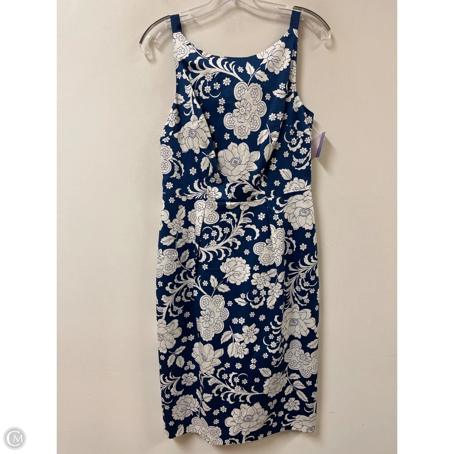 Dress Casual Midi By Boden In Blue Denim, Size: S