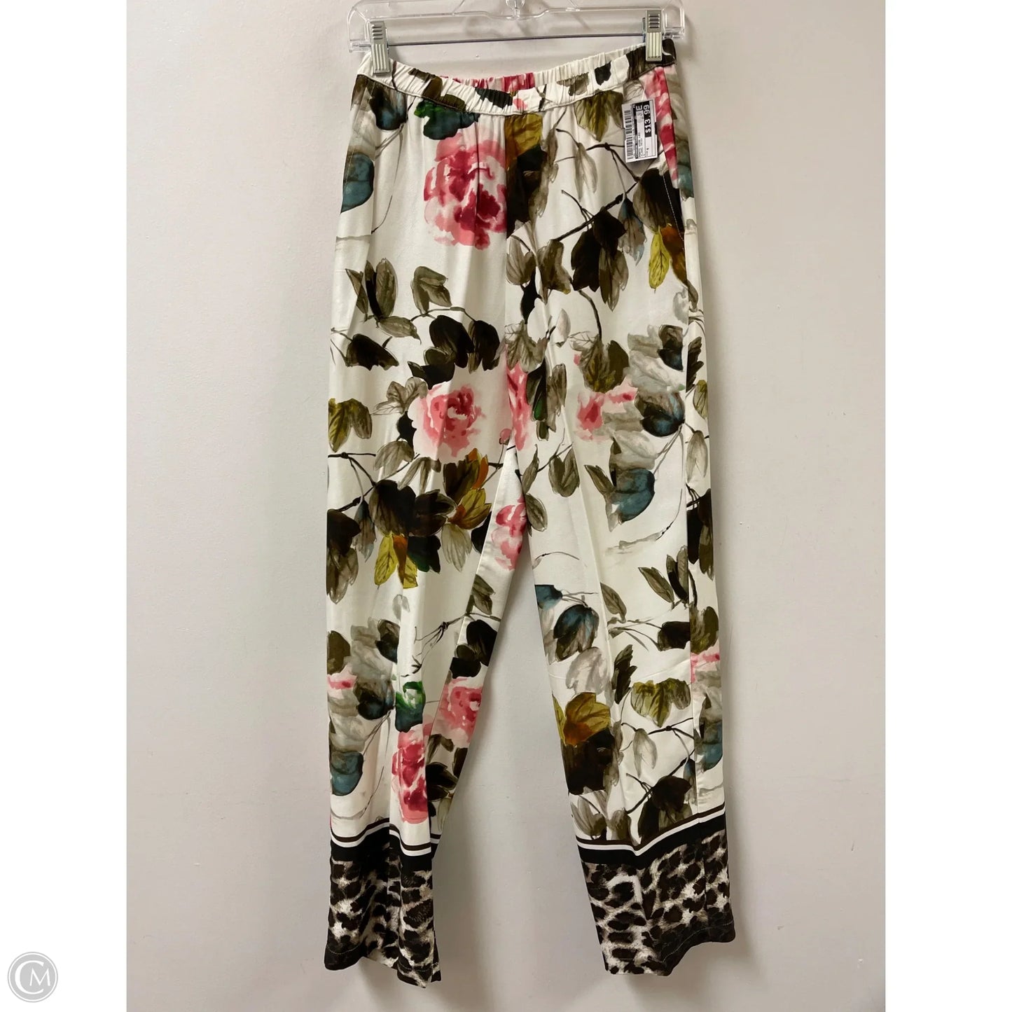 Pants Wide Leg By Sharon Young In Floral Print, Size: 4