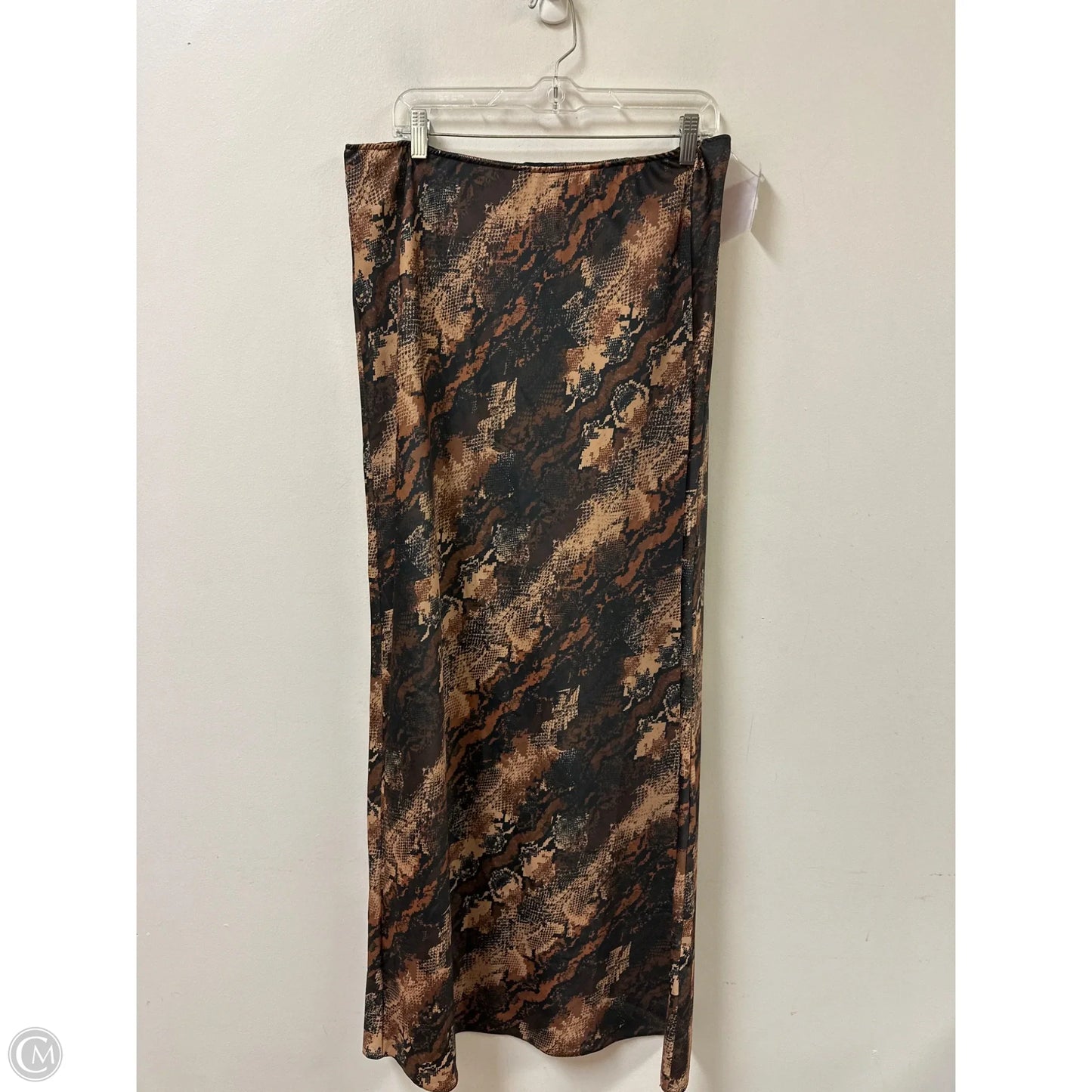 Skirt Maxi By Asos In Snakeskin Print, Size: 12