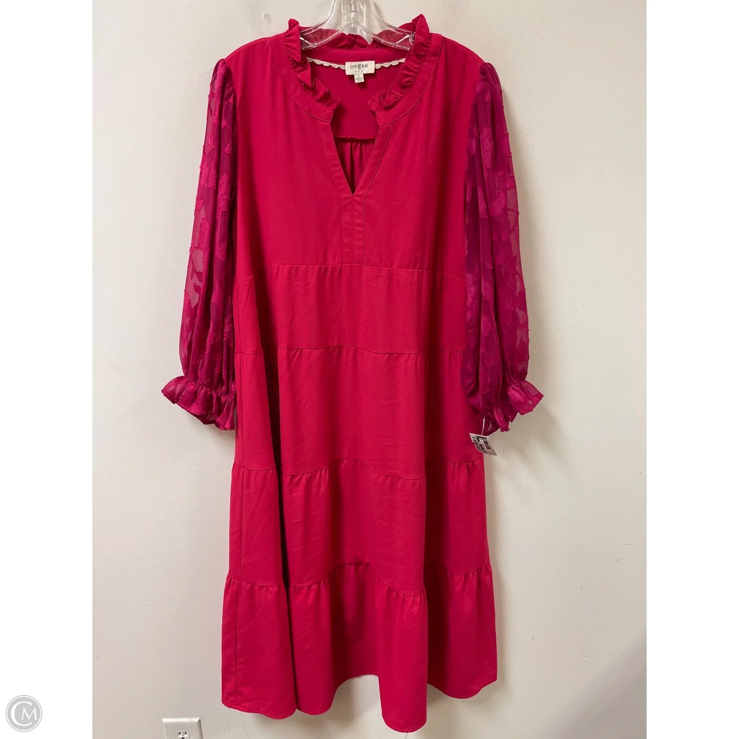 Dress Casual Midi By Umgee In Pink, Size: L