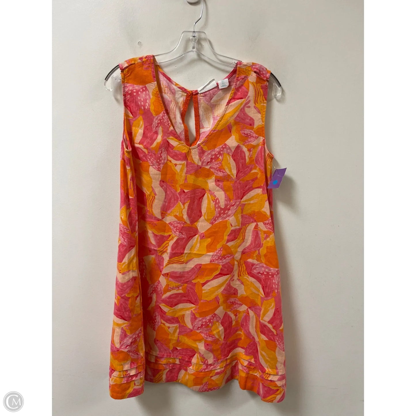Dress Casual Short By Cynthia Rowley In Orange & Pink, Size: S