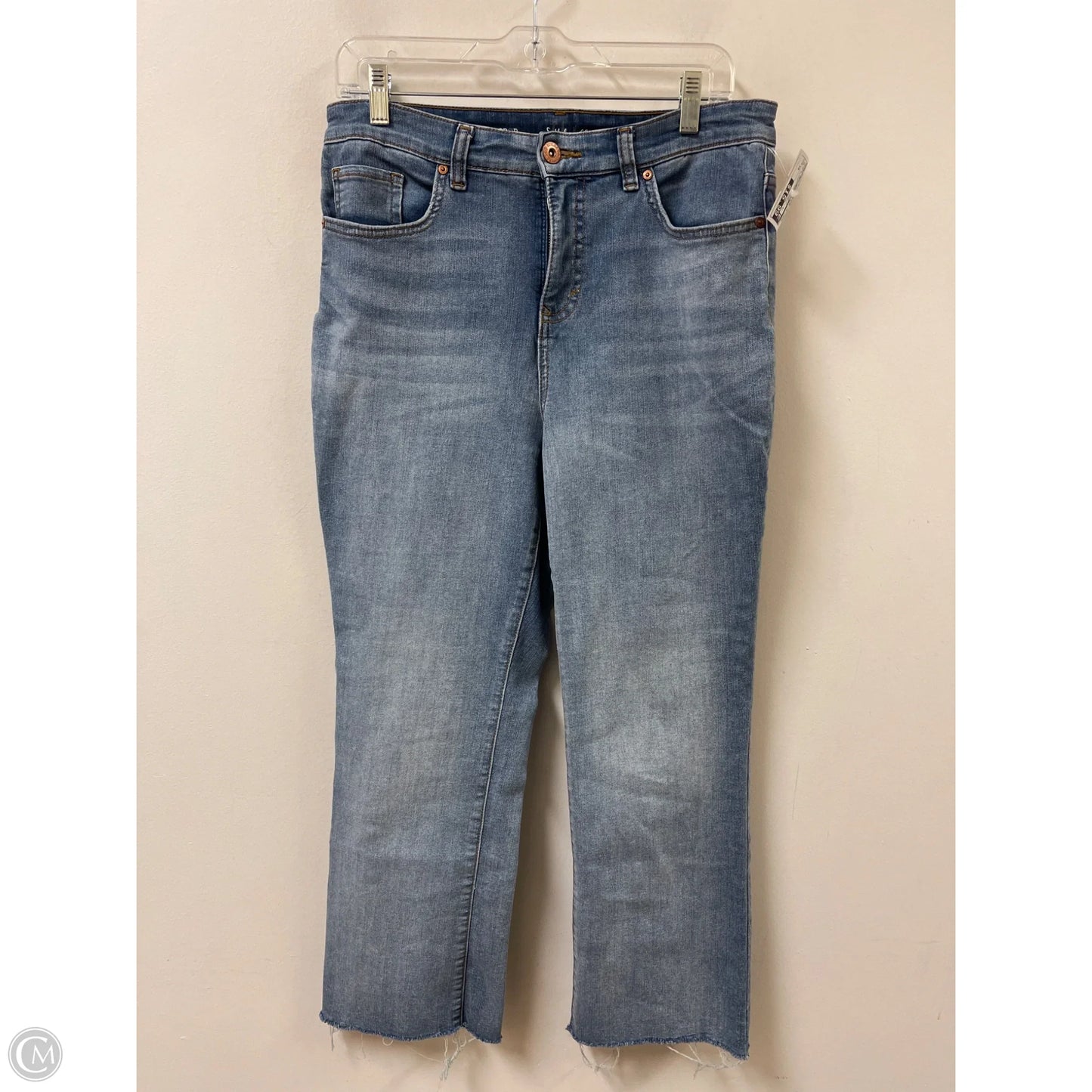 Jeans Cropped By Style And Company In Blue Denim, Size: 10