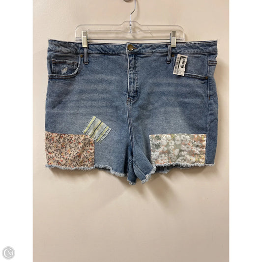 Shorts By Wonderly In Blue Denim, Size: 24
