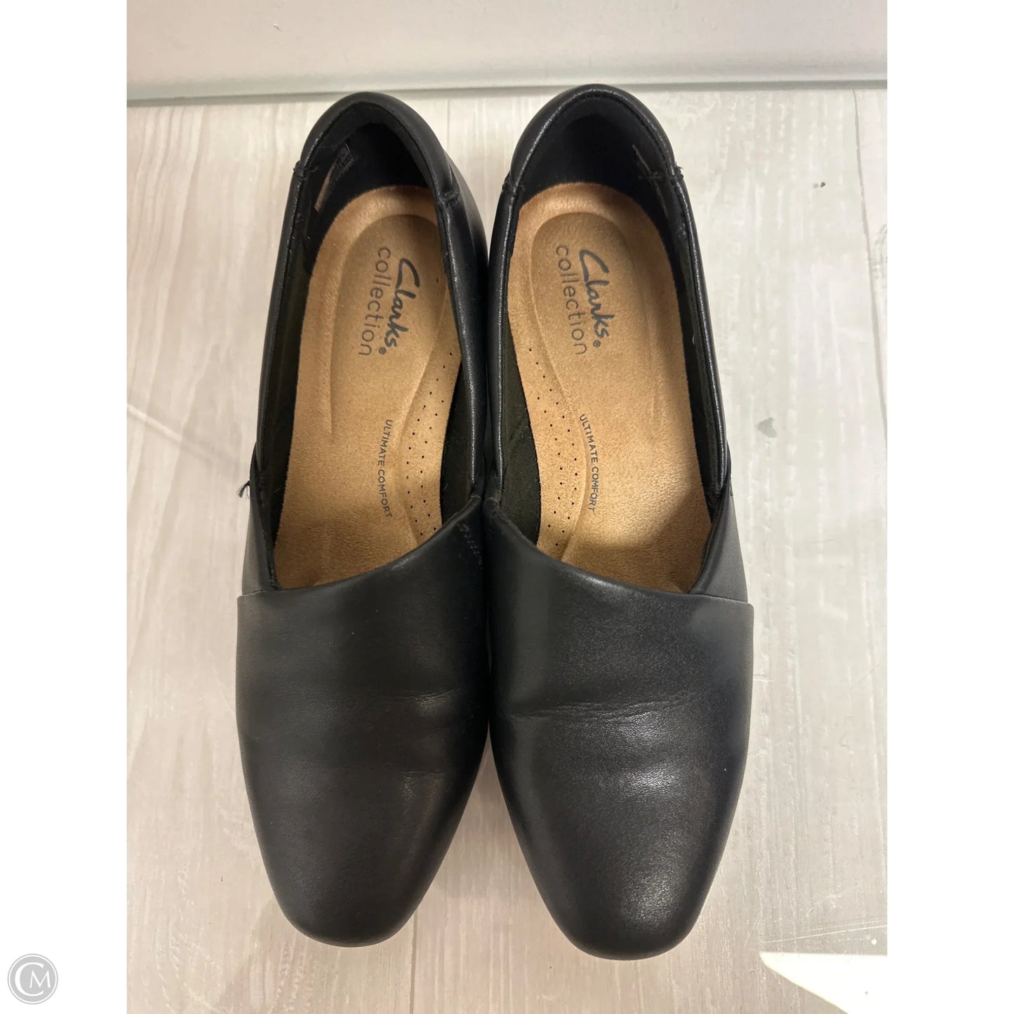 Shoes Heels Block By Clarks In Black, Size: 8