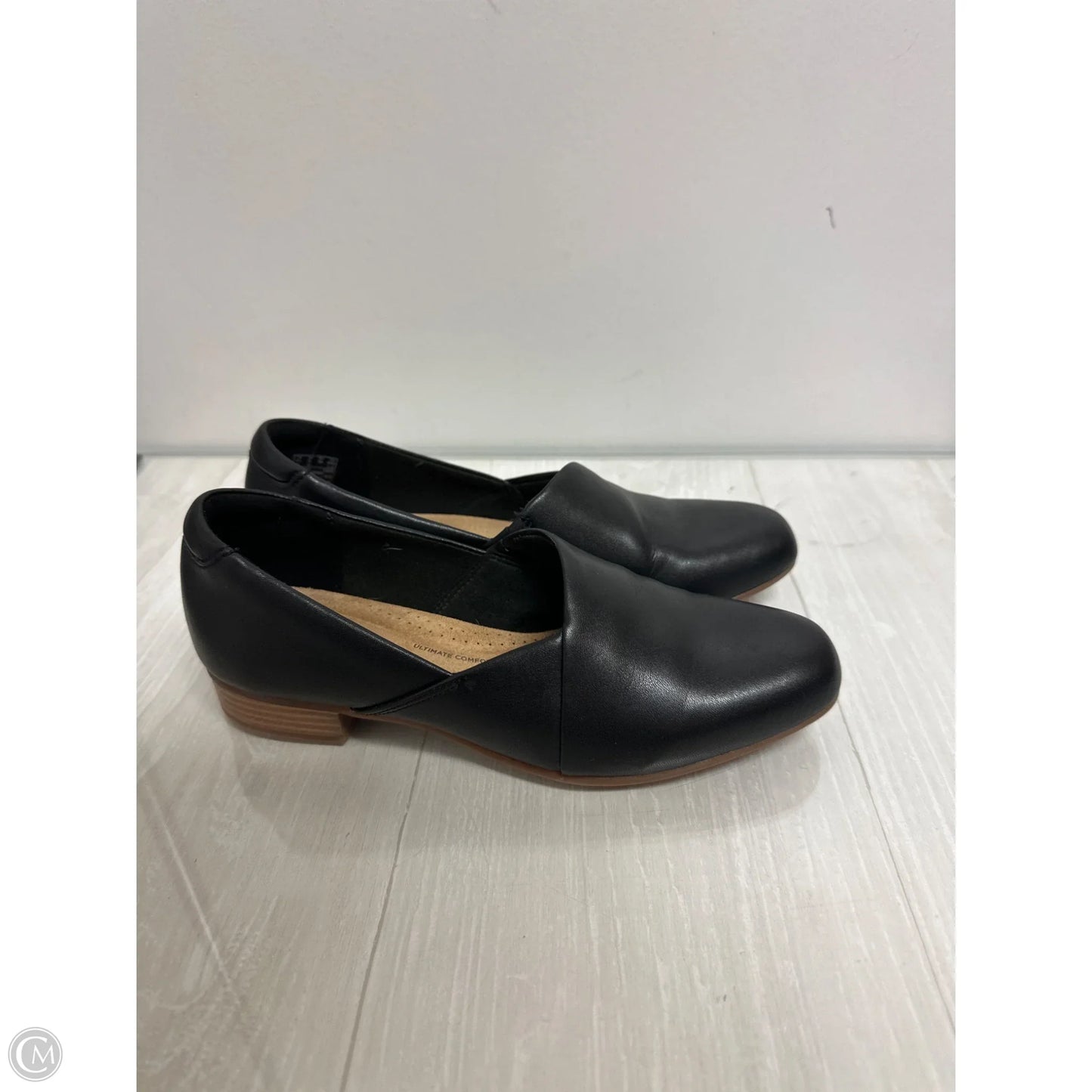 Shoes Heels Block By Clarks In Black, Size: 8