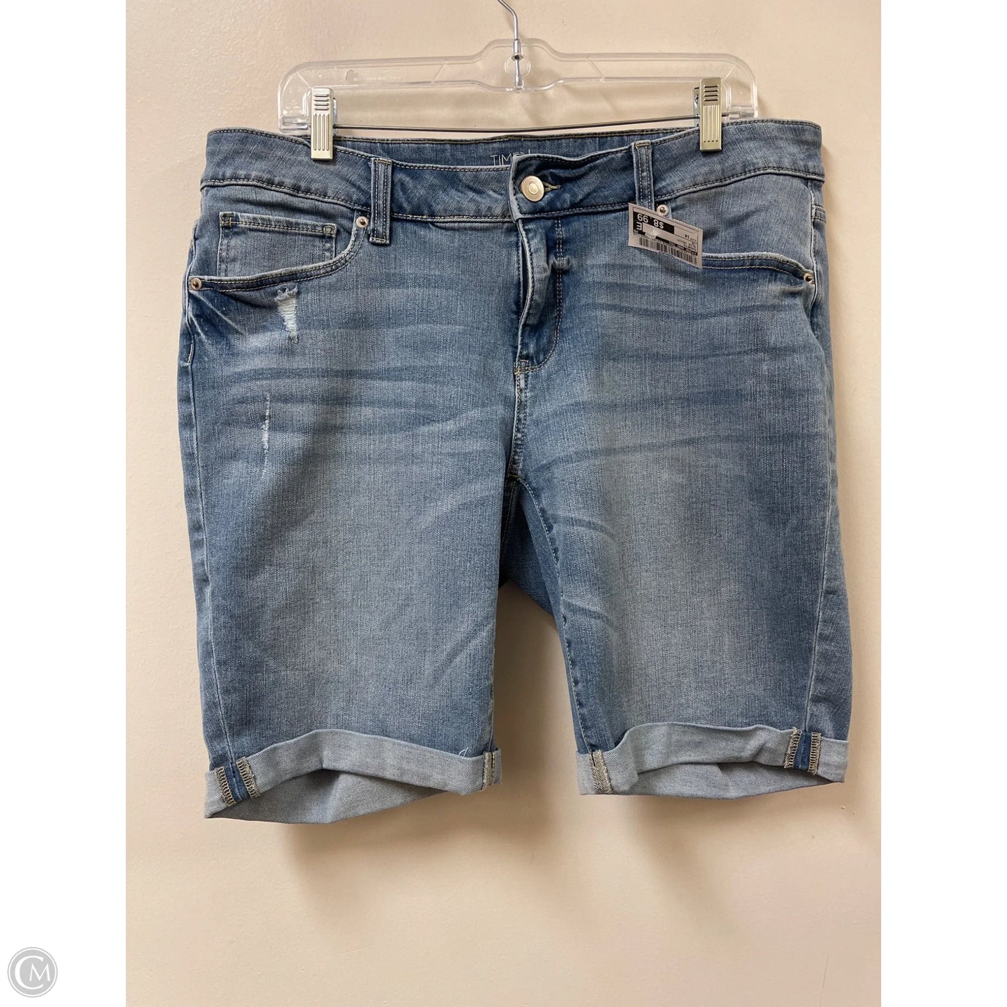 Shorts By Time And Tru In Blue Denim, Size: 18