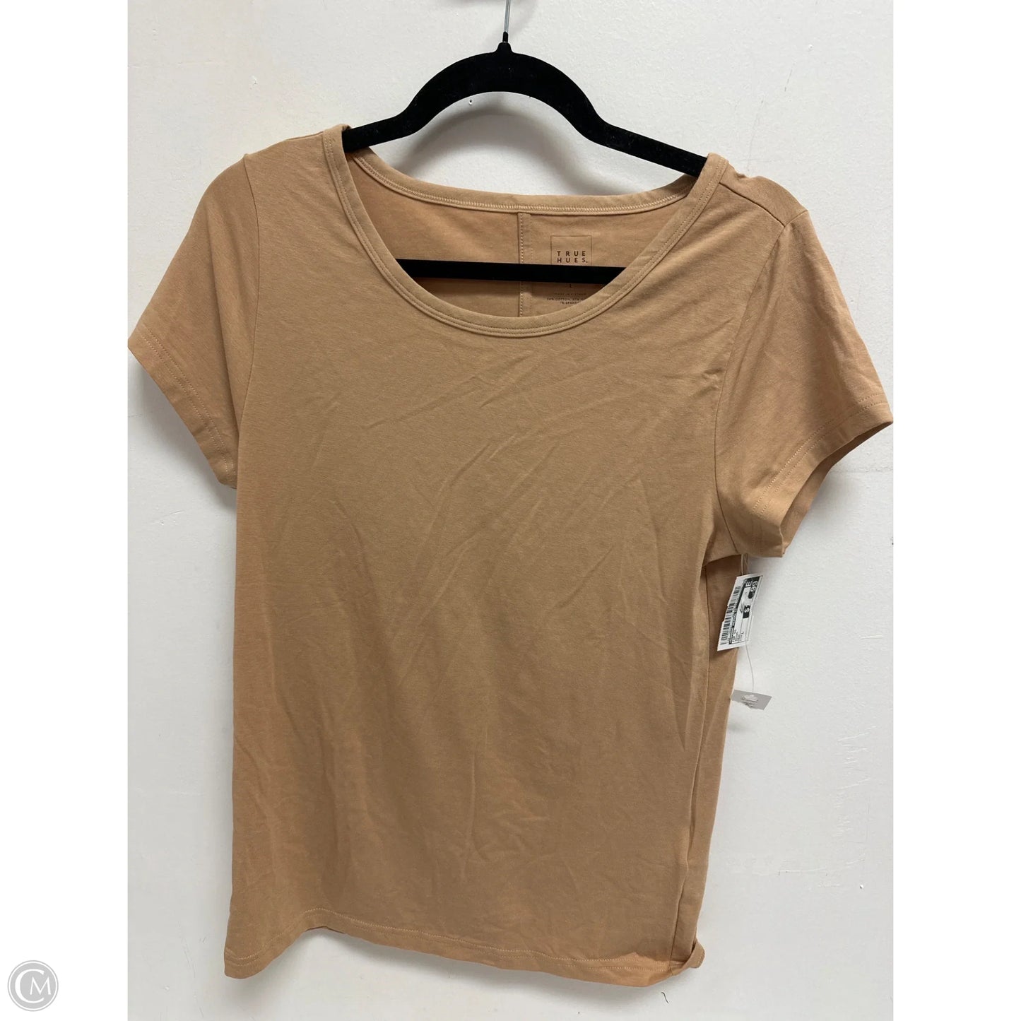 Top Short Sleeve By Banana Republic In Brown, Size: L