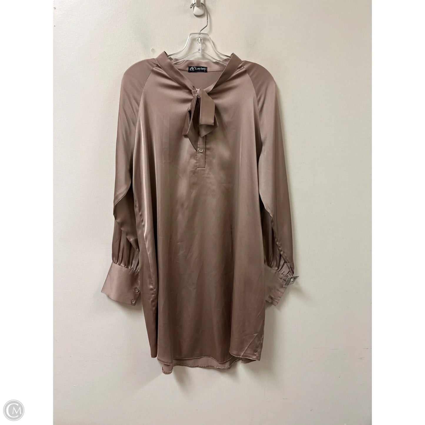Dress Casual Short By Clothes Mentor In Pink, Size: L